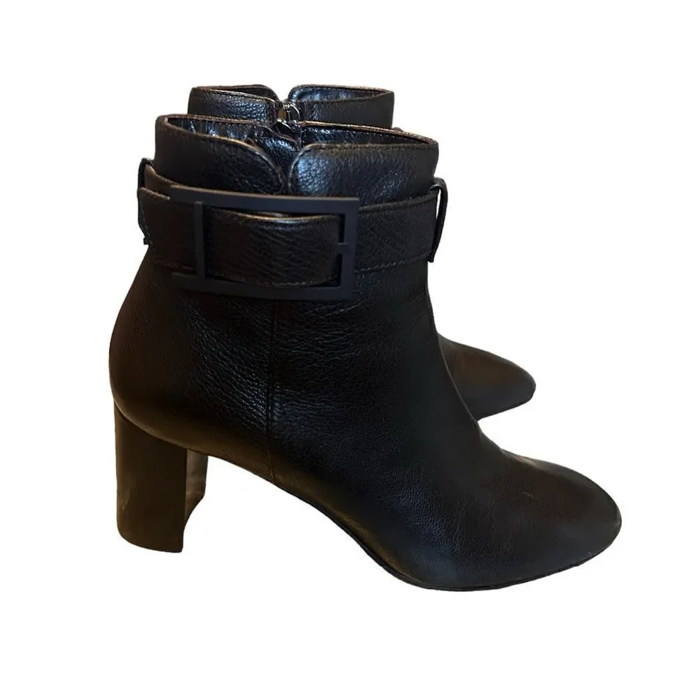 Aquatalia Vanie Leather Ankle Boots